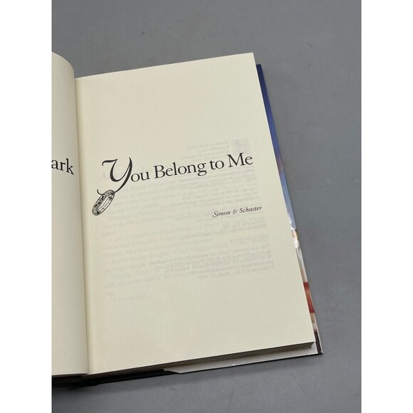 You Belong to Me by Mary Higgins Clark hardcover book READ - Picture 3 of 5